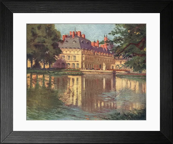 Framed Print : The Palace, Fontainbleau Framed Print : The Palace, Fontainbleau