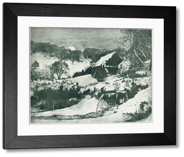 Framed Print : Snow At Rievaulx Framed Print : Snow At Rievaulx