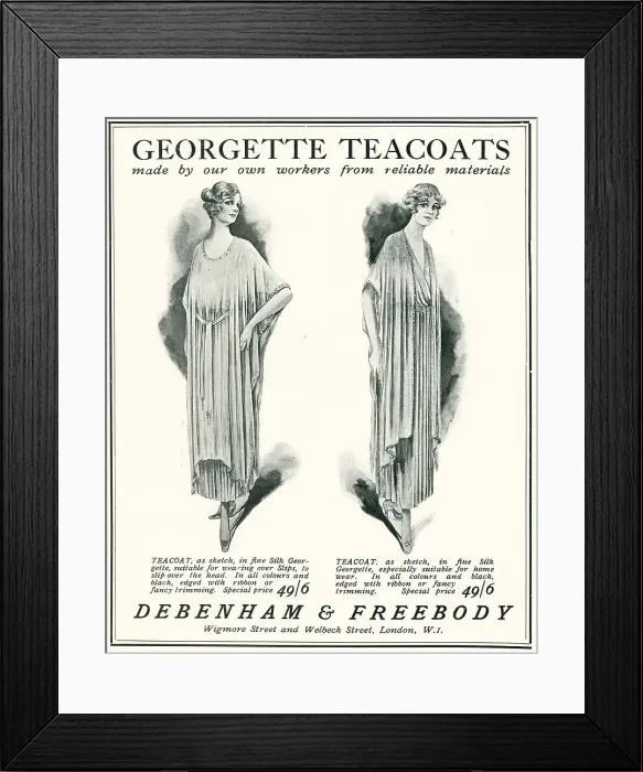 Framed Print : Debenham and Freebody Advertisement Framed Print : Debenham and Freebody Advertisement