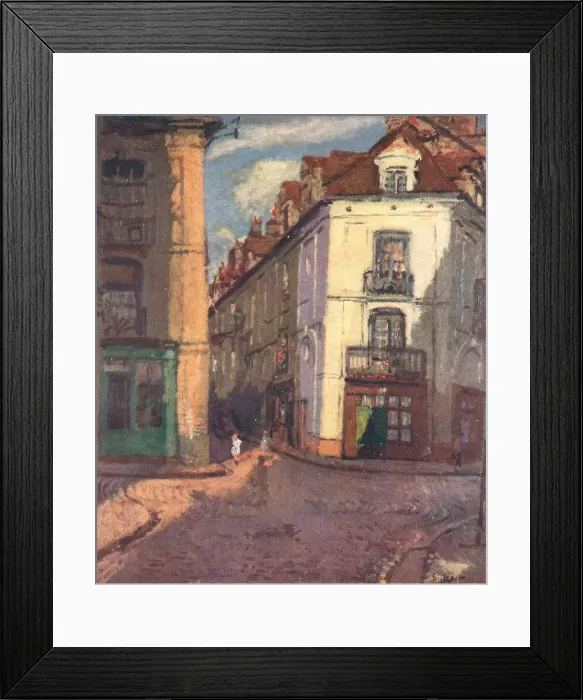 Framed Print : La Rue Cousin, Dieppe Framed Print : La Rue Cousin, Dieppe