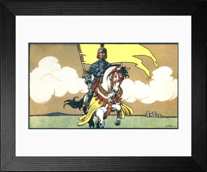 Framed Print : Knight Poster Framed Print : Knight Poster