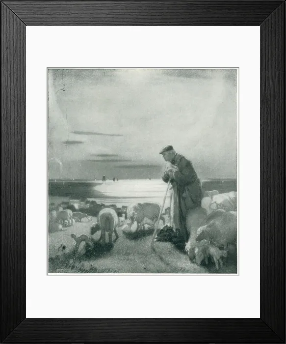 Framed Print : The Shepherd Framed Print : The Shepherd