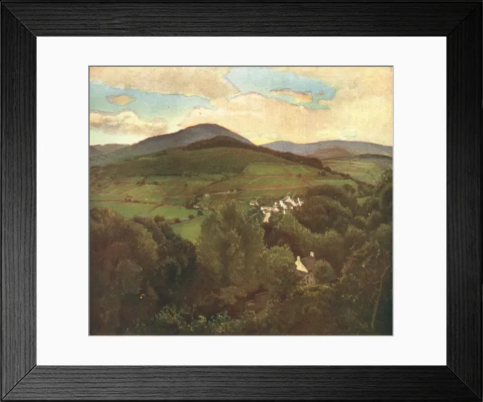 Framed Print : A Breconshire Village Framed Print : A Breconshire Village