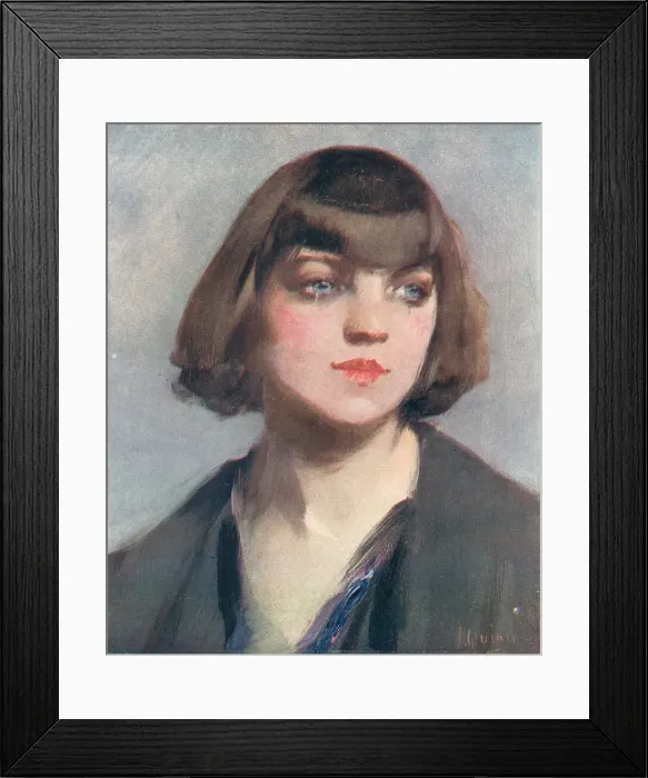 Framed Print : Bessy. A portrait oil painting of Bessy, a young womans Framed Print : Bessy. A portrait oil painting of Bessy, a young womans