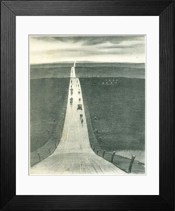 Framed Print : The Road From Arras To Bapaume Framed Print : The Road From Arras To Bapaume