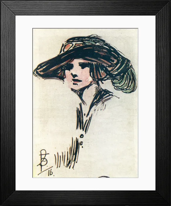 Framed Print : Portrait of a Woman Framed Print : Portrait of a Woman