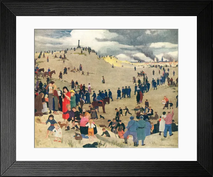 Framed Print : Long Range Bombardment of Dunkirk