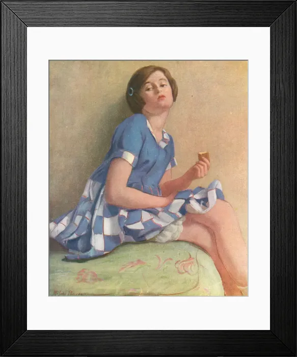 Framed Print : Audrey. A portrait oil painting of a girl, Audrey Hughes Framed Print : Audrey. A portrait oil painting of a girl, Audrey Hughes