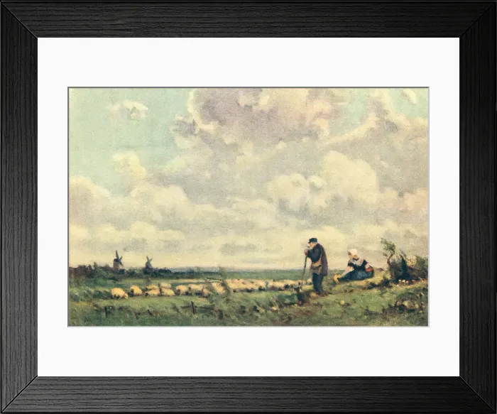 Framed Print : A Breezy Day