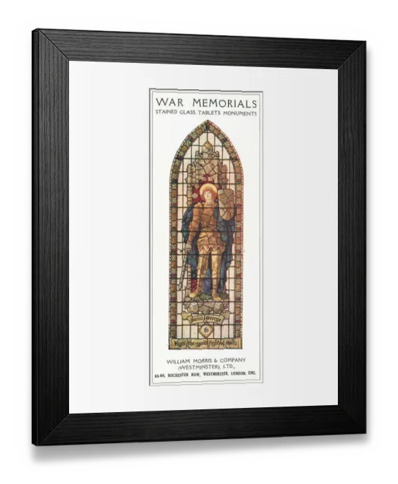 Framed Print : William Morris and Company Stained Glass Framed Print : William Morris and Company Stained Glass