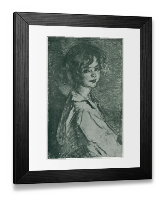 Framed Print : Portrait Of A Girl Framed Print : Portrait Of A Girl