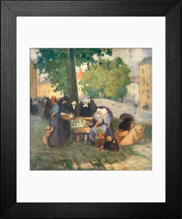 Framed Print : Open Market, Bruges Framed Print : Open Market, Bruges