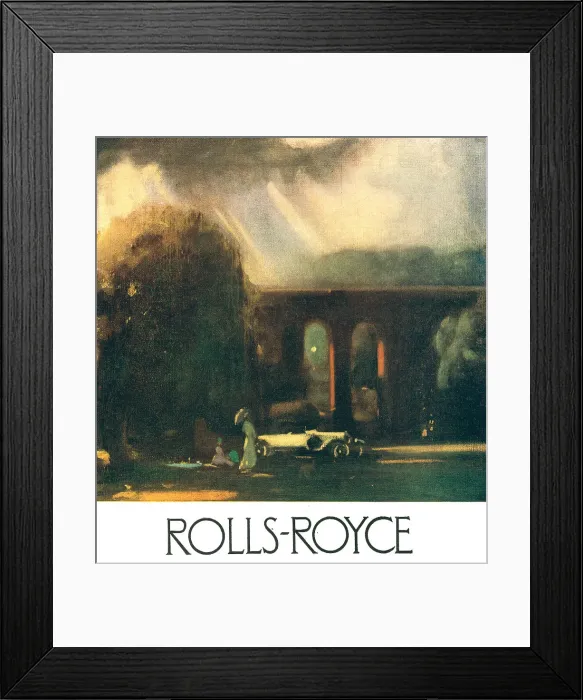Framed Print : Rolls Royce Advertisement Framed Print : Rolls Royce Advertisement