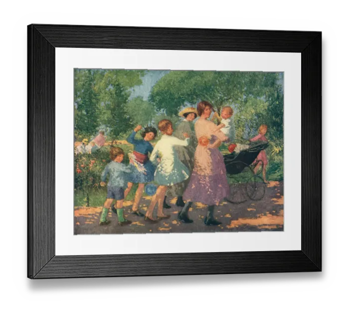Framed Print : Home Through The Garden Framed Print : Home Through The Garden