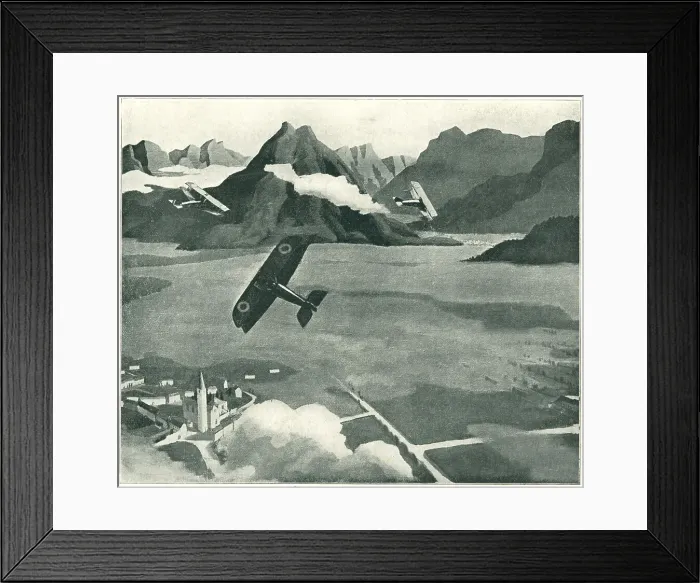 Framed Print : Machines Leaving An Aerodrome (Italy) Framed Print : Machines Leaving An Aerodrome (Italy)