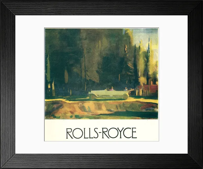 Framed Print : Rolls Royce Advertisement Framed Print : Rolls Royce Advertisement