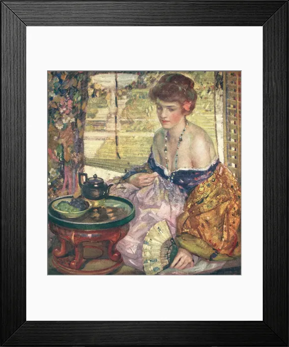 Framed Print : At The Window