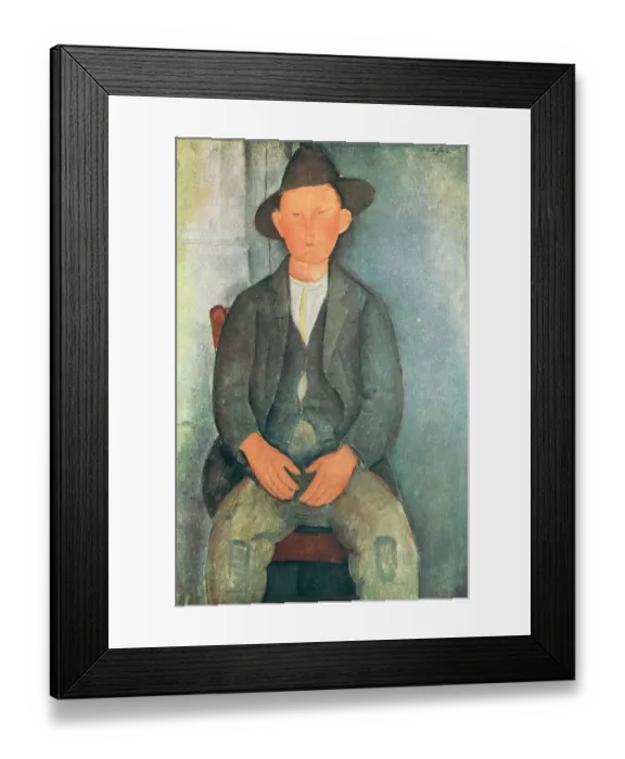 Framed Print : Little Peasant Framed Print : Little Peasant