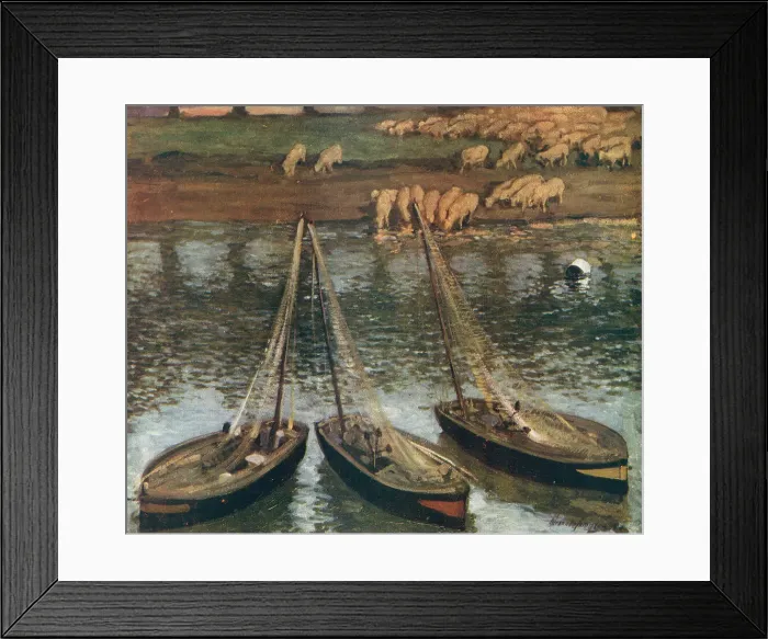 Framed Print : Reflections In The River Somme