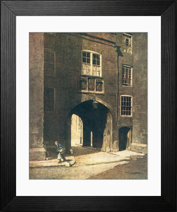 Framed Print : Lincoln's Inn Gateway Framed Print : Lincoln's Inn Gateway