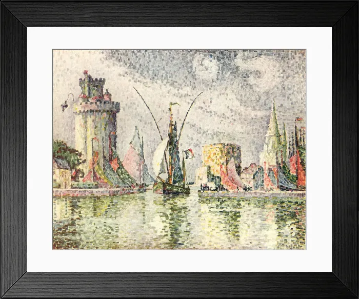 Framed Print : Le Port De La Rochelle Framed Print : Le Port De La Rochelle