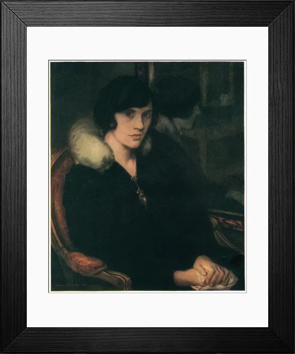Framed Print : Lady In Black Framed Print : Lady In Black