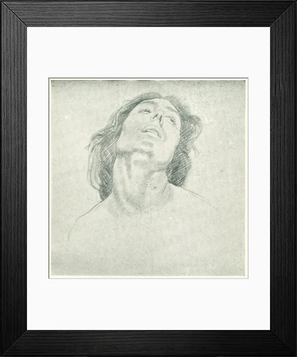 Framed Print : Louise. A portrait sketch of Louise, a woman who is holding her chin up high Framed Print : Louise. A portrait sketch of Louise, a woman who is holding her chin up high