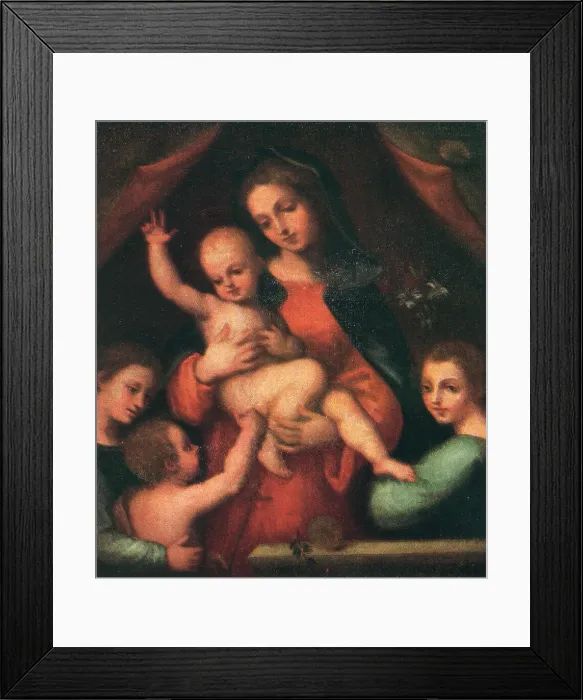 Framed Print : Madonna And Child Framed Print : Madonna And Child