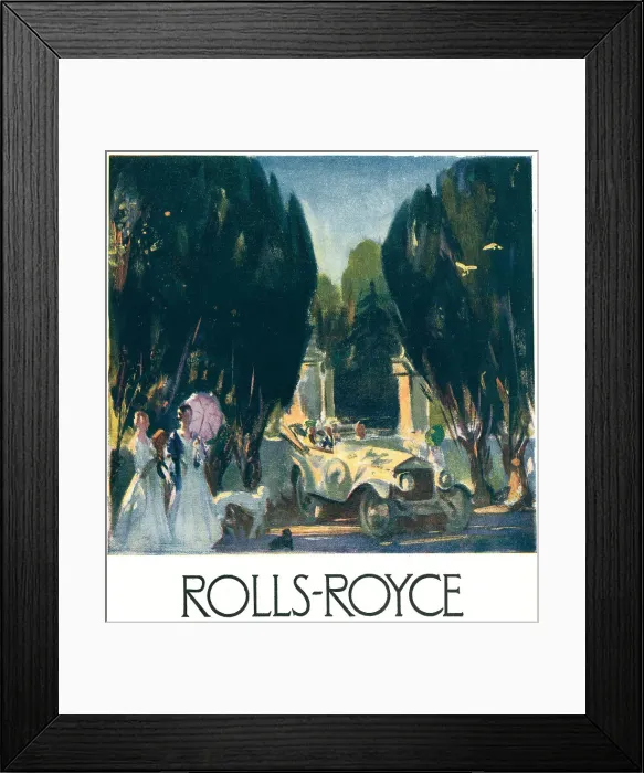 Framed Print : Rolls Royce Advertisement Framed Print : Rolls Royce Advertisement