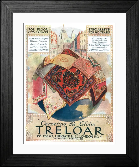 Framed Print : Treloar Advertisement Framed Print : Treloar Advertisement
