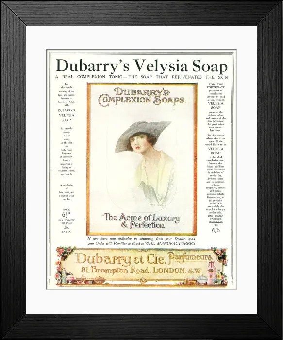 Framed Print : Dubarry et Cie Advertisement Framed Print : Dubarry et Cie Advertisement