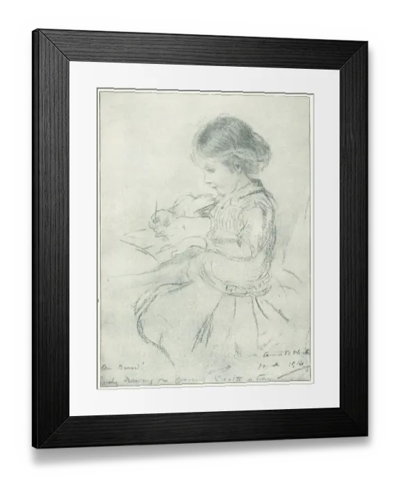 Framed Print : Cicely Draws My Portrait Framed Print : Cicely Draws My Portrait