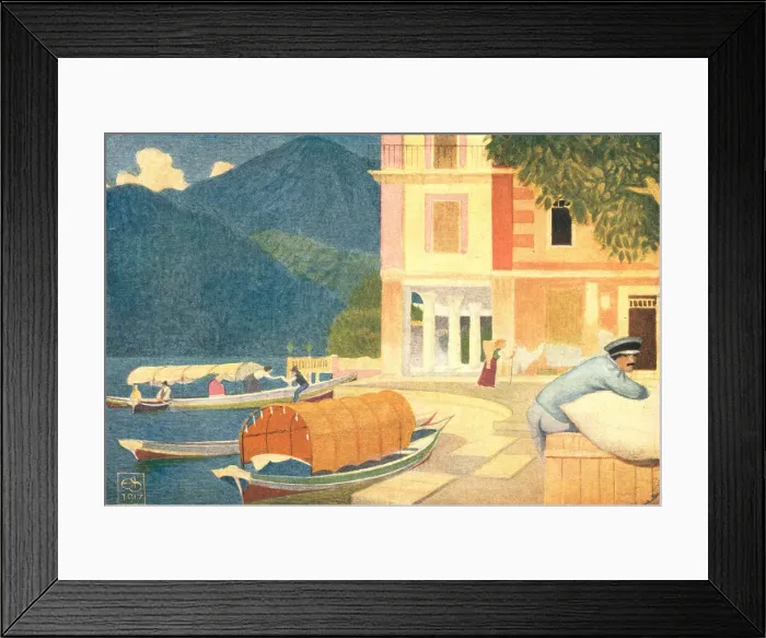 Framed Print : An Italian Lake Framed Print : An Italian Lake