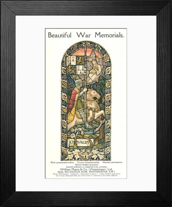 Framed Print : William Morris Stained Glass Framed Print : William Morris Stained Glass