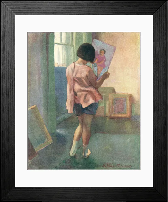 Framed Print : The Little Critic Framed Print : The Little Critic