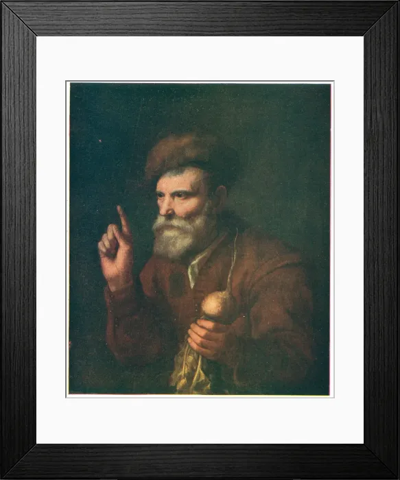 Framed Print : Portrait Of An Old Man Framed Print : Portrait Of An Old Man