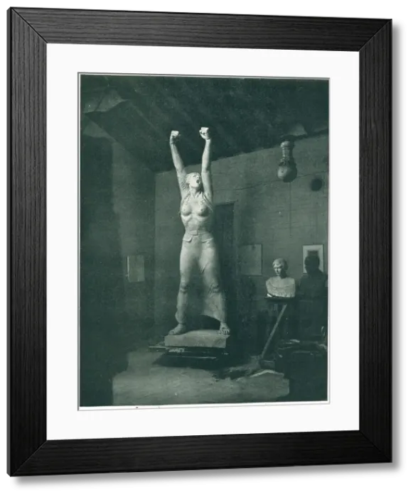 Framed Print : Woman With Arms Raised Framed Print : Woman With Arms Raised