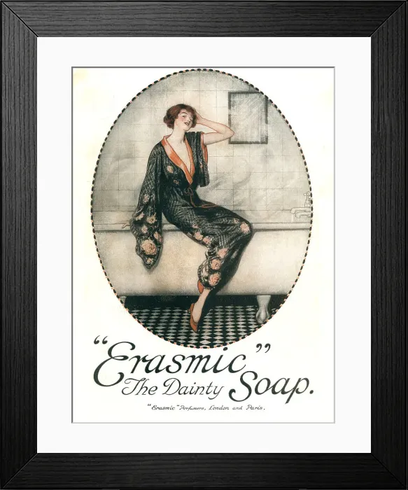 Framed Print : Erasmic Advertisement Framed Print : Erasmic Advertisement