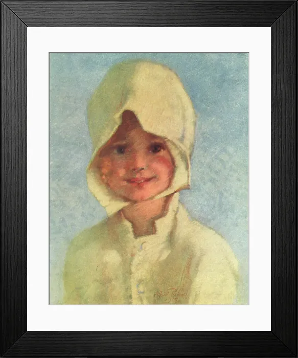Framed Print : Girl In A Yellow Coat Framed Print : Girl In A Yellow Coat