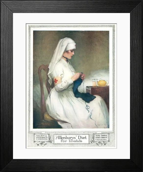 Framed Print : Allenburys Diet Advertisement Framed Print : Allenburys Diet Advertisement