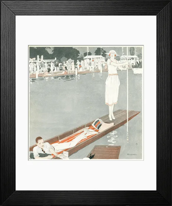 Framed Print : De Reszke Advertisement Framed Print : De Reszke Advertisement