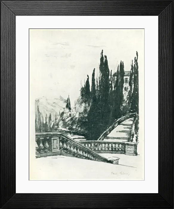 Framed Print : The Balustrade Framed Print : The Balustrade