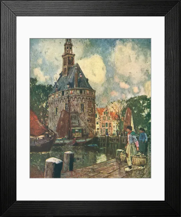 Framed Print : Le Port de Hoorn Framed Print : Le Port de Hoorn
