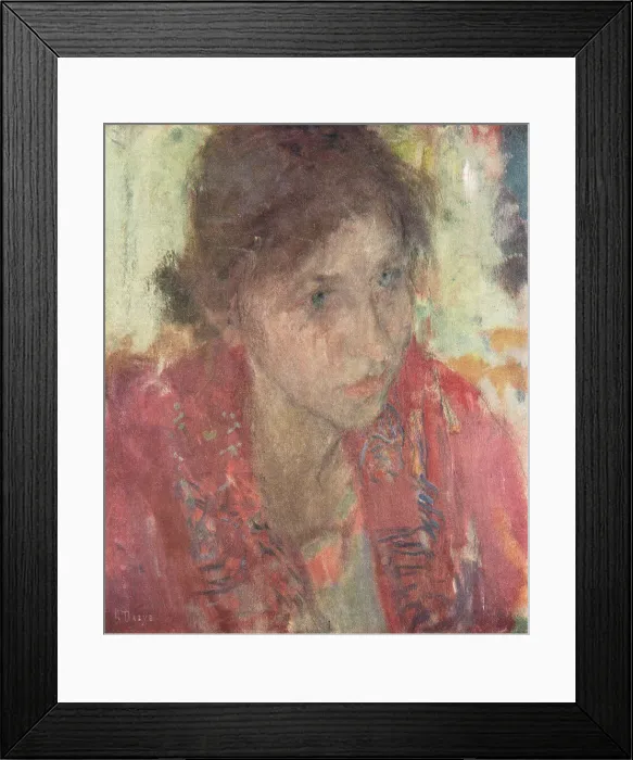 Framed Print : Portrait of a Girl Framed Print : Portrait of a Girl