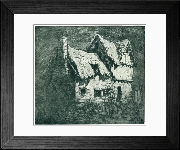Framed Print : The Haunted Cottage Framed Print : The Haunted Cottage