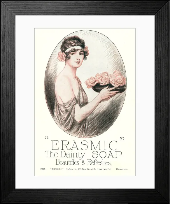Framed Print : Erasmic Advertisement Framed Print : Erasmic Advertisement