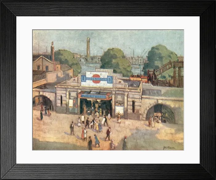 Framed Print : Charing Cross Station, Underground Framed Print : Charing Cross Station, Underground