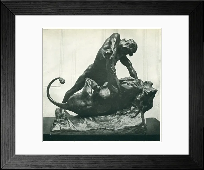 Framed Print : Samson And The Lion Framed Print : Samson And The Lion