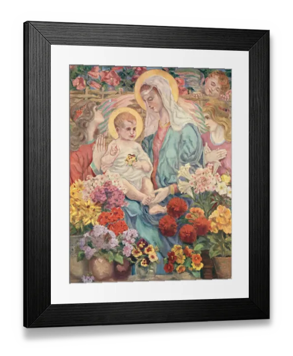 Framed Print : Part Of Altar Piece For Girls Orphanage Framed Print : Part Of Altar Piece For Girls Orphanage