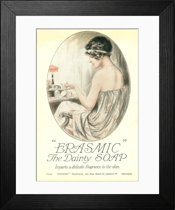 Framed Print : Erasmic Advertisement Framed Print : Erasmic Advertisement